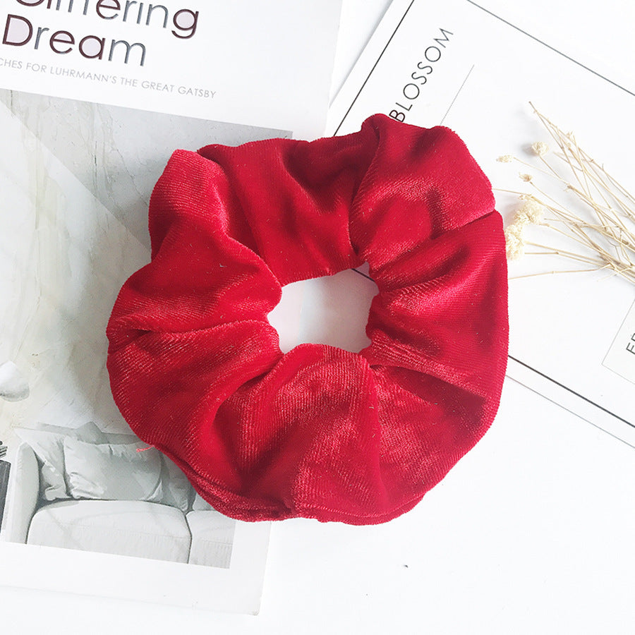 Flannel Hair Tie Ponytail Flannel Hair Tie Ponytail